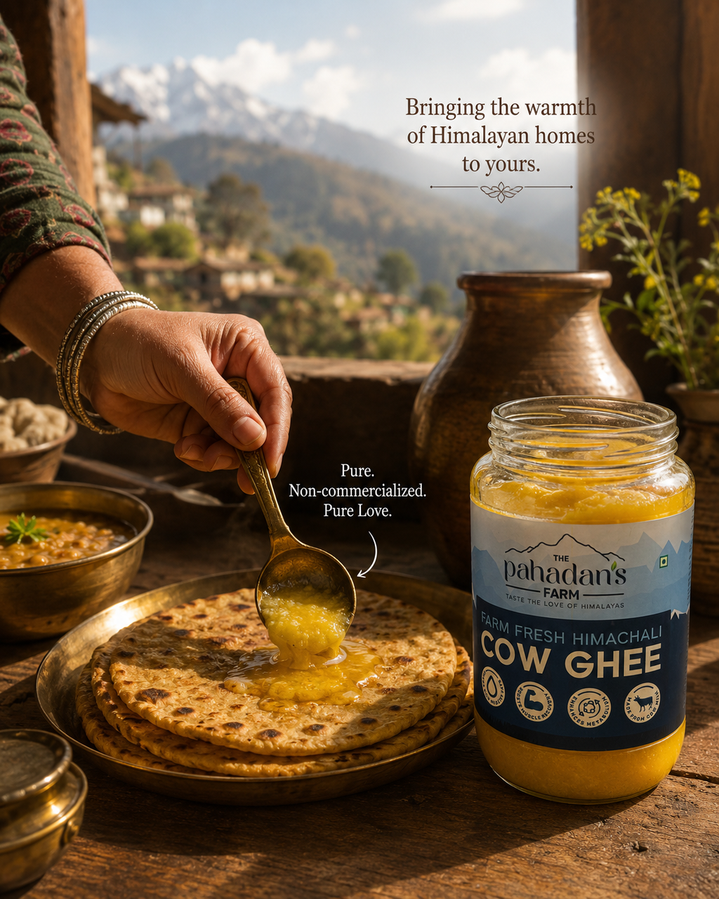 Himachali Cow Desi Bilona Ghee-1000ml
