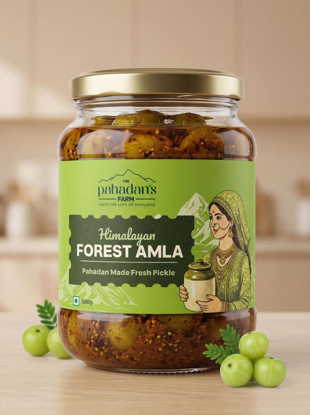 Himalayan Forest Amla Pickle – 200g (Trial Pack)